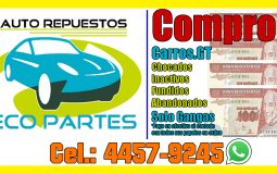 Se compran Carros, solo gangasChocadosInactivosFundidosAbandonados