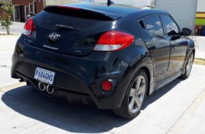 Hyundai Veloster 2015 Turbo. Auto línea deportiva, 3 puertas+puerta baúl, eficiente y económico motor 1.6 TGDi, 6 velocidades+retroceso, de 0 a 100 Km/hr en 10 segundos,